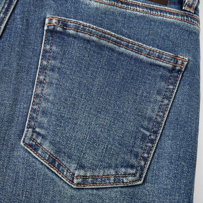 RAIN.CUN Women's High-Waist Loose Straight-Leg Fleece-Lined Jeans
