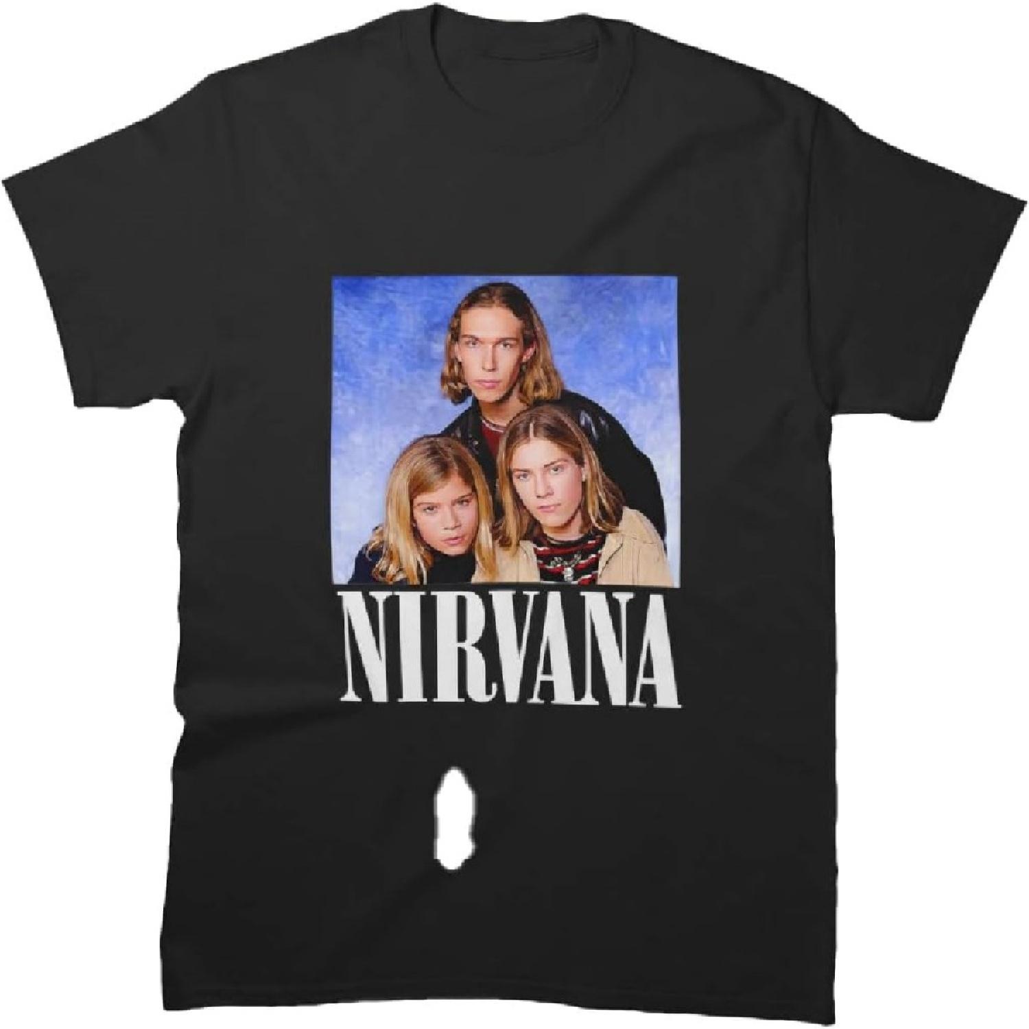 

Men Women Shirt Hanson Tee Nrvn Holiday Sleeve Full Cool Friends Unisex T-Shirt Gift for Birthday Presents Multicolor, Small-5X-Large XXXXXL чёрный