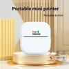 High Definition Portable Label Printer For Students Homework Sticker With OCR Wireless Scanner Rechargeable Battery