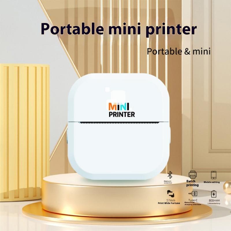 High Definition Portable Label Printer For Students Homework Sticker With OCR Wireless Scanner Rechargeable Battery