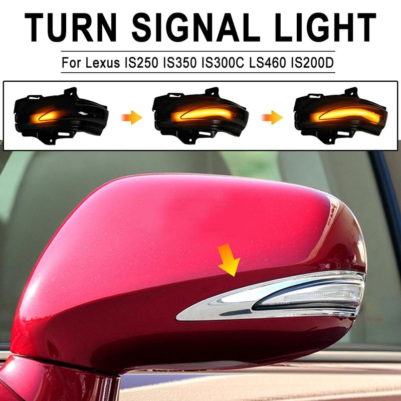 LED Dynamic Side Mirror Turn Signal Light For Lexus IS LS ES240 IS300C IS250 250C LS460 LS460L Sequential Lamp Blinker Indicator