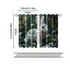 2 pcs   filtering curtains (excluding rods   non-movable   without batteries) Green Rabbit for use in bedrooms and living rooms