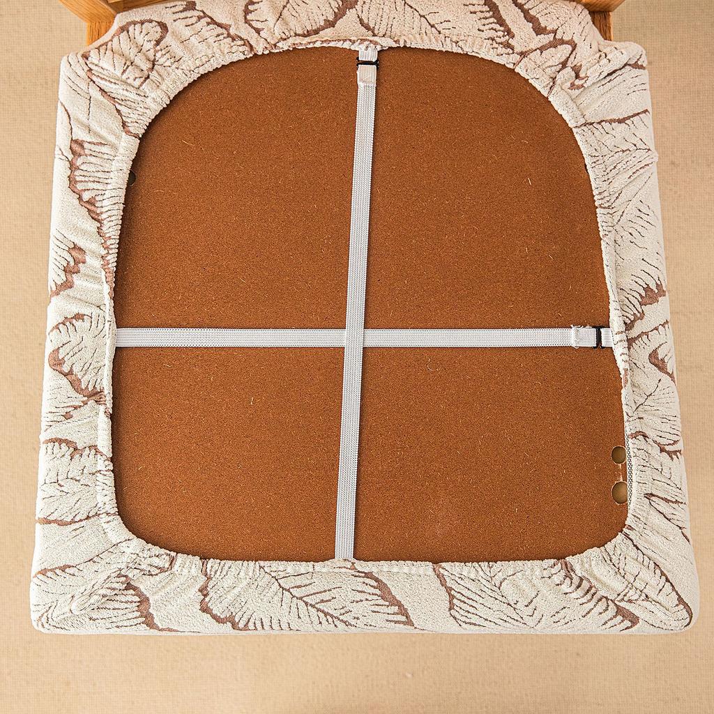 Chenier Square Cushion Cover Elastic Dining Chair Cover Chair Seat Cover Hotel Household Chair Cover Elastic Chair Cushion Cover