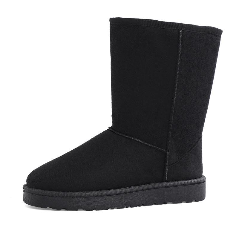Autumn and winter 5825 snow cotton boots 20 meters high, thermal shoes thickened and velvet large medium tube thermal shoes suede