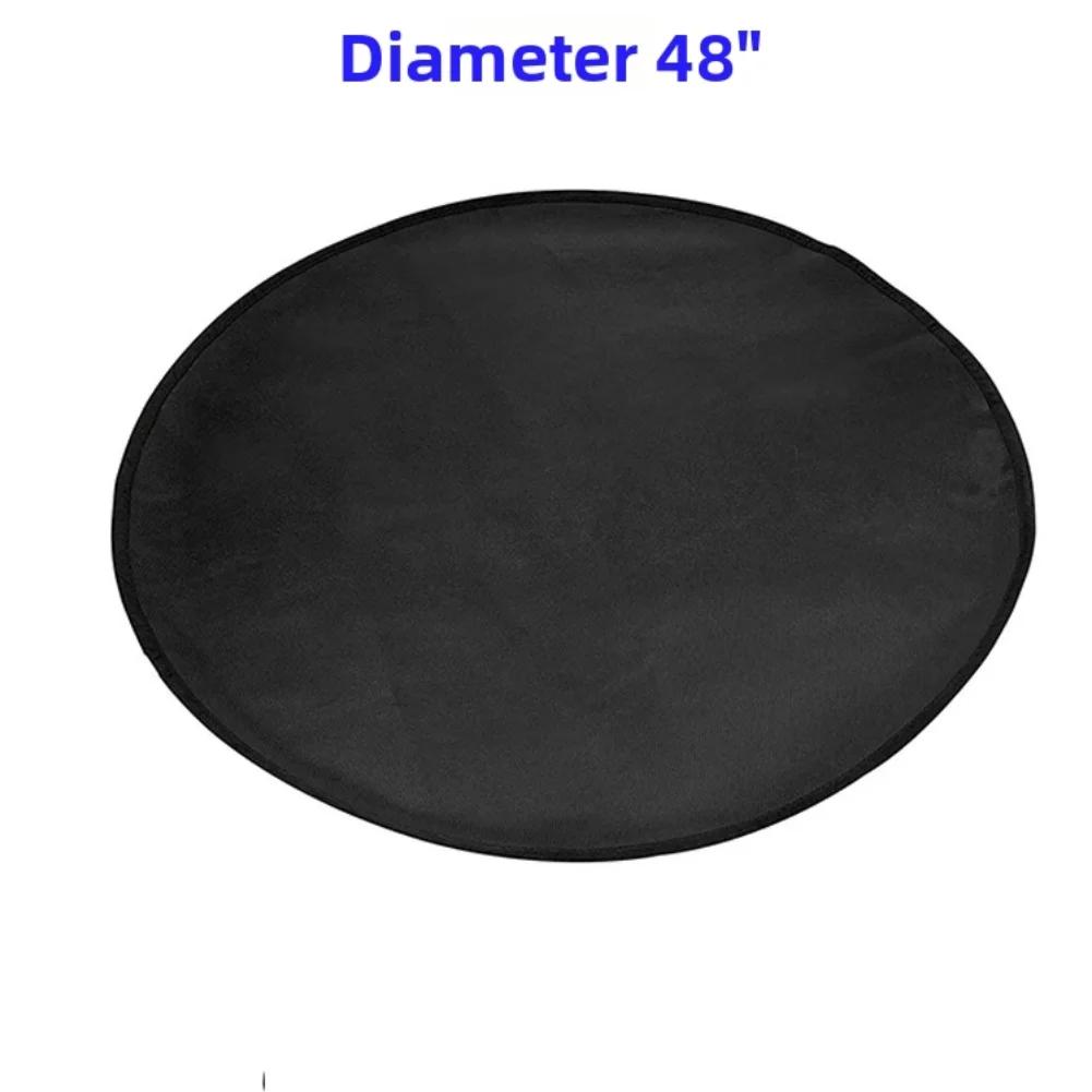 Feuerfeste Matte 61CM, 91,4CM, 122CM Temperaturen von -50 ℃ bis 500 ℃ Hitzebeständige Feuerfeste Grillmatte:Leicht zu reinigen für den Außenbereich
