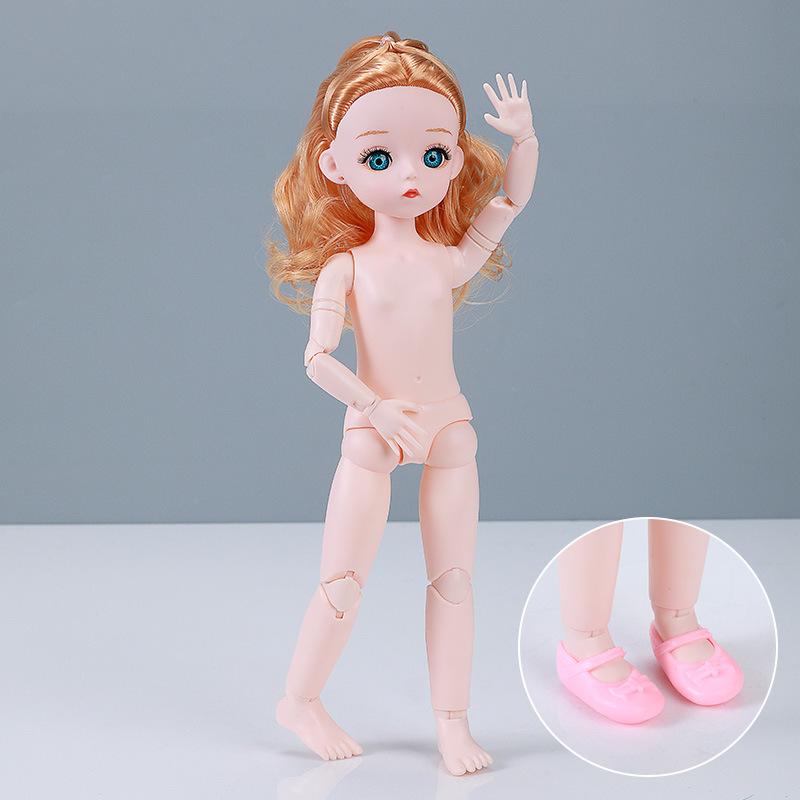 30Cm Fashion Cute Exquisite Make-Up Doll Unique Design 1/6 Doll Dress Up Toy Multiple Hair Colors Doll Children Girls Toy Gift