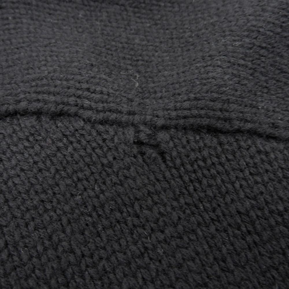 Yohji Yamamoto POUR HOMME It's Always Too Late Knit Wool Cardigan, Men's, Black, Size 3, HK-K86-190 Tops 3 blackUsed