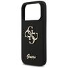 Guess Silicone Big 4G Script Case for iPhone 17 Pro Black