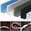 Black Waterproof Seal Strip for Bathroom Dry & Wet Separation 30mm Height