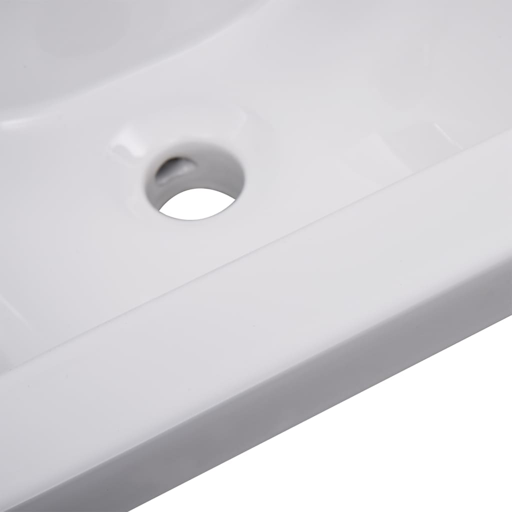 Bathroom Furniture Set White Particleboard