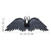 Creative Wings Black Handmade Cosplay Party Props Fairy Girl Angel Wing Halloween Costume Adult Kids