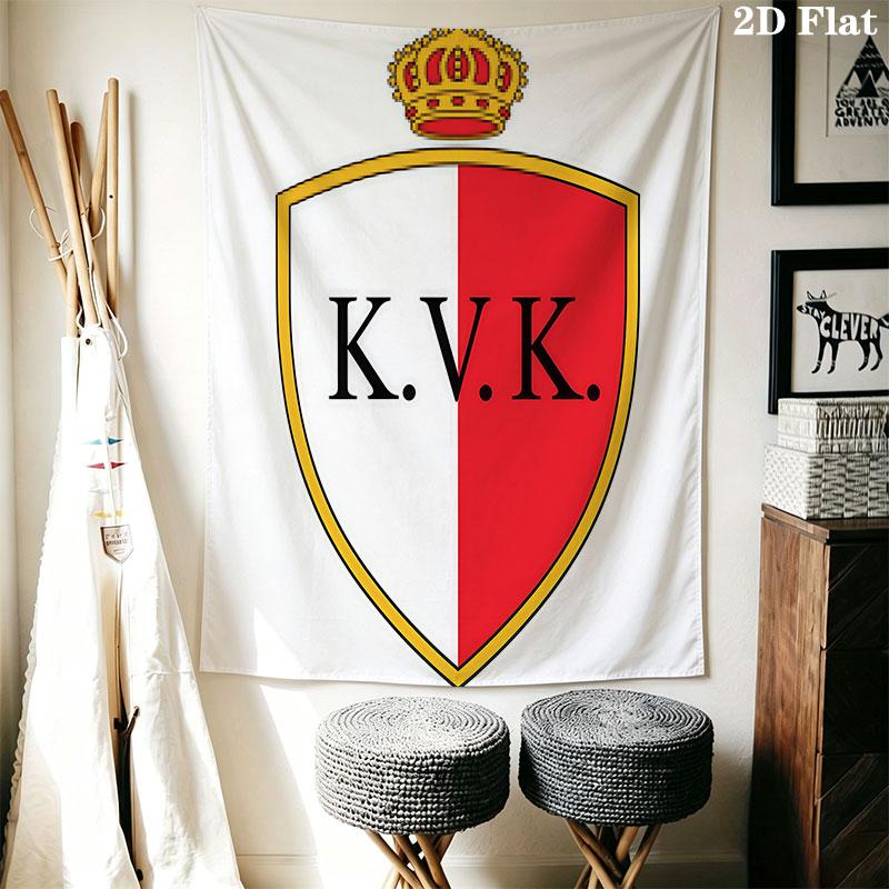 Kortrijk logo Wall Hanging Printed Fabric Blanket Decorative Tapestries for Bedroom Living Room Home Decor