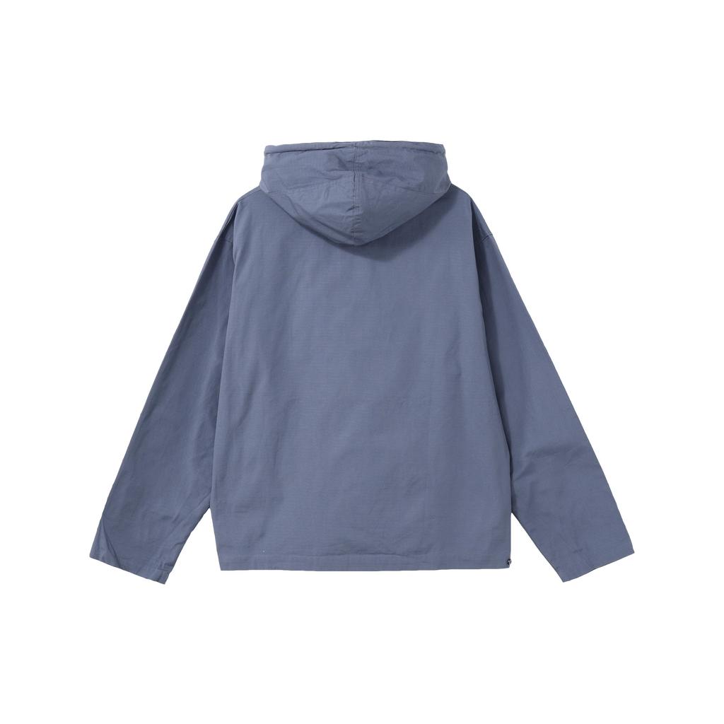 Nike Sport Casual Woven Pullover Logo Sweatshirt Men Tops Finn-Blue DX0718-491