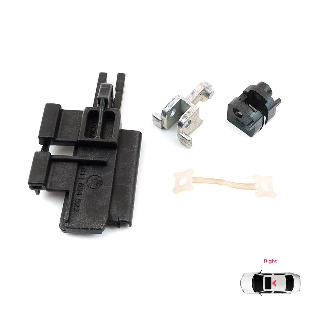 ESR535 4 Pieces Sunroof Slider Guide Rail Bracket Clips Right Side for BMW 5 Series E39 1996-2003 4/5 Door X5 E53 2000-2006 811694522 54128202296