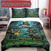 3pcs Duvet Cover Set (1*Duvet Cover + 2*Pillowcase, Without Core), Custom Name Teenage Ninja Turtles Pattern Bedding Set, Home Bedroom Decor Gift