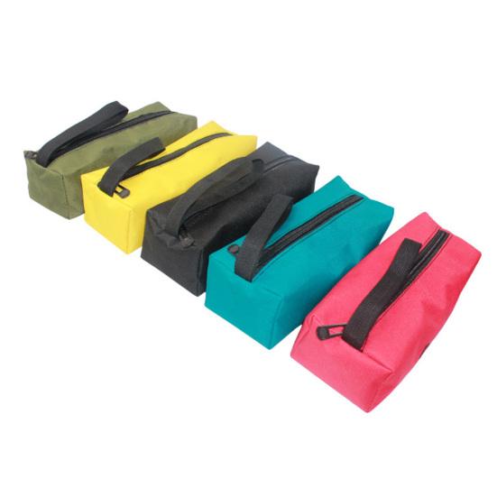 Storage Pouch Small Parts Hand Tools Plumber Electrician Zipper Bag Organizer
