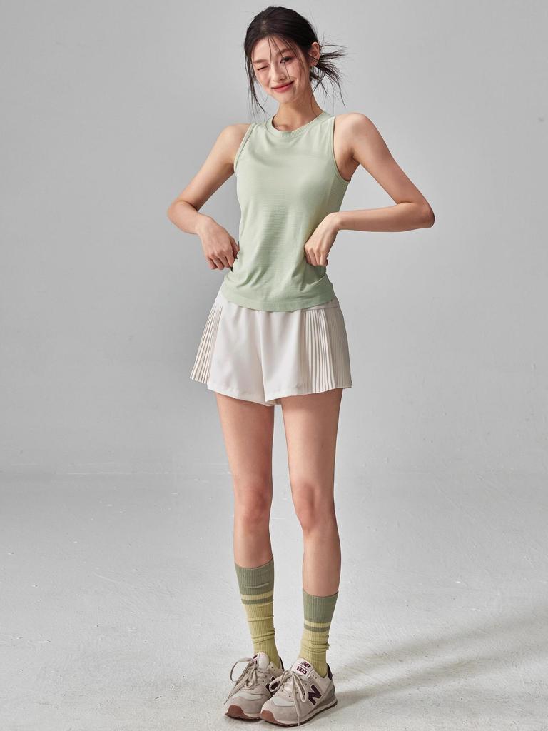 Women's Quick-Dry Yoga Tank: Slimming, Elastic, Sleeveless Sports Top for Summer Fitness and Running