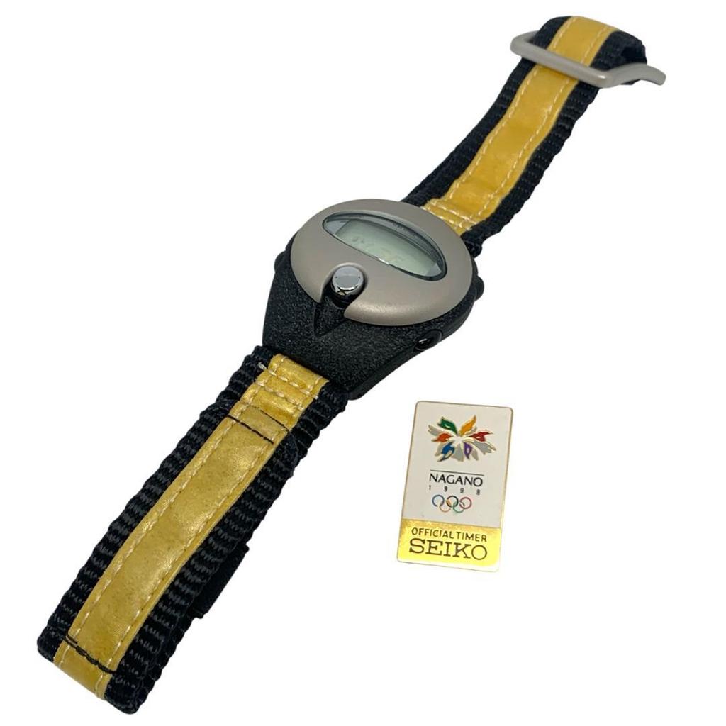 [USED] Battery replaced, Seiko Alba Spoon, Nagano Olympics limited edition watch