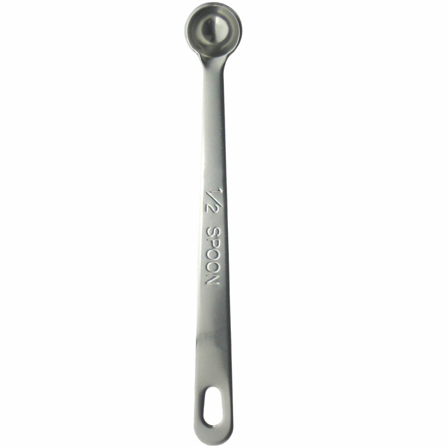 

Nagao Extra Thick Measuring Stainless Made in Japan Tsubame-Sanjo Spoon, 0.5cc, 18-8 Steel,