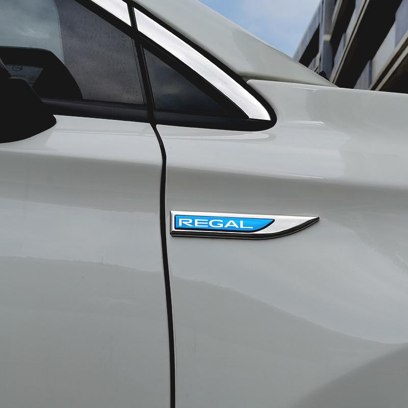 Universell Buick Sidomarkeringsblad Utseende 3D Självhäftande Dekorativ Klistermärke