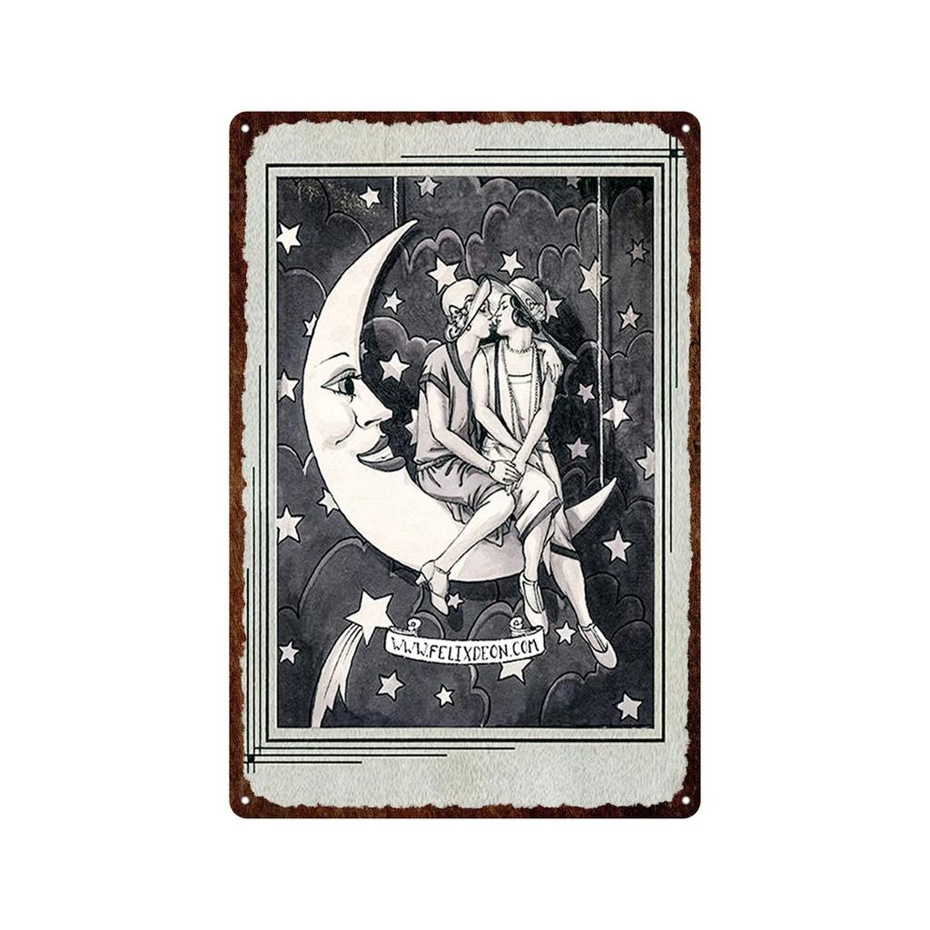 Vintage Posters Metal Plate Wall Decor Art Tin Signs Painting Shabby Plaque for Man Cave Bar Club Decoration Artwork