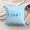 Simplicity Pattern Love Cushion Cover Silky Short Plush Invisible Zipper Dustproof Sofa Pillow Case For Home Decor