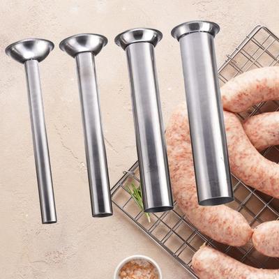 4x Wurstfüllrohre Edelstahl für Enterprise Schmalzpresse