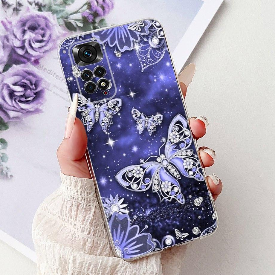 Funda For Xiaomi Redmi Note 11 Pro Note 12 Pro 4G Case Note11 11S Soft Silicone Bumper Goth Cool Dragon Tiger Cartoon Back Cover
