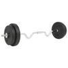 VidaXL Dumbbell Set 30 Kg Fitness Bodybuilding Weights Bars Plates 91399