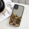 Retro Rural Scenery Phone Case For iphone X XS XR Back Cover For iPhone 16 15 14 Plus 17 16 15 14 12 13 11 Pro MAX Mini Cover