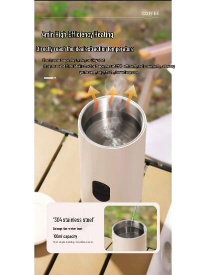 20-Bar High-Pressure Portable Italian Espresso Coffee Machine