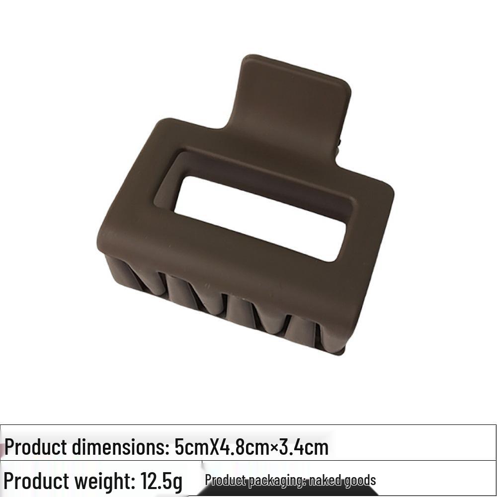 

Модная матовая заколка-краб для легкой укладки хвостика
