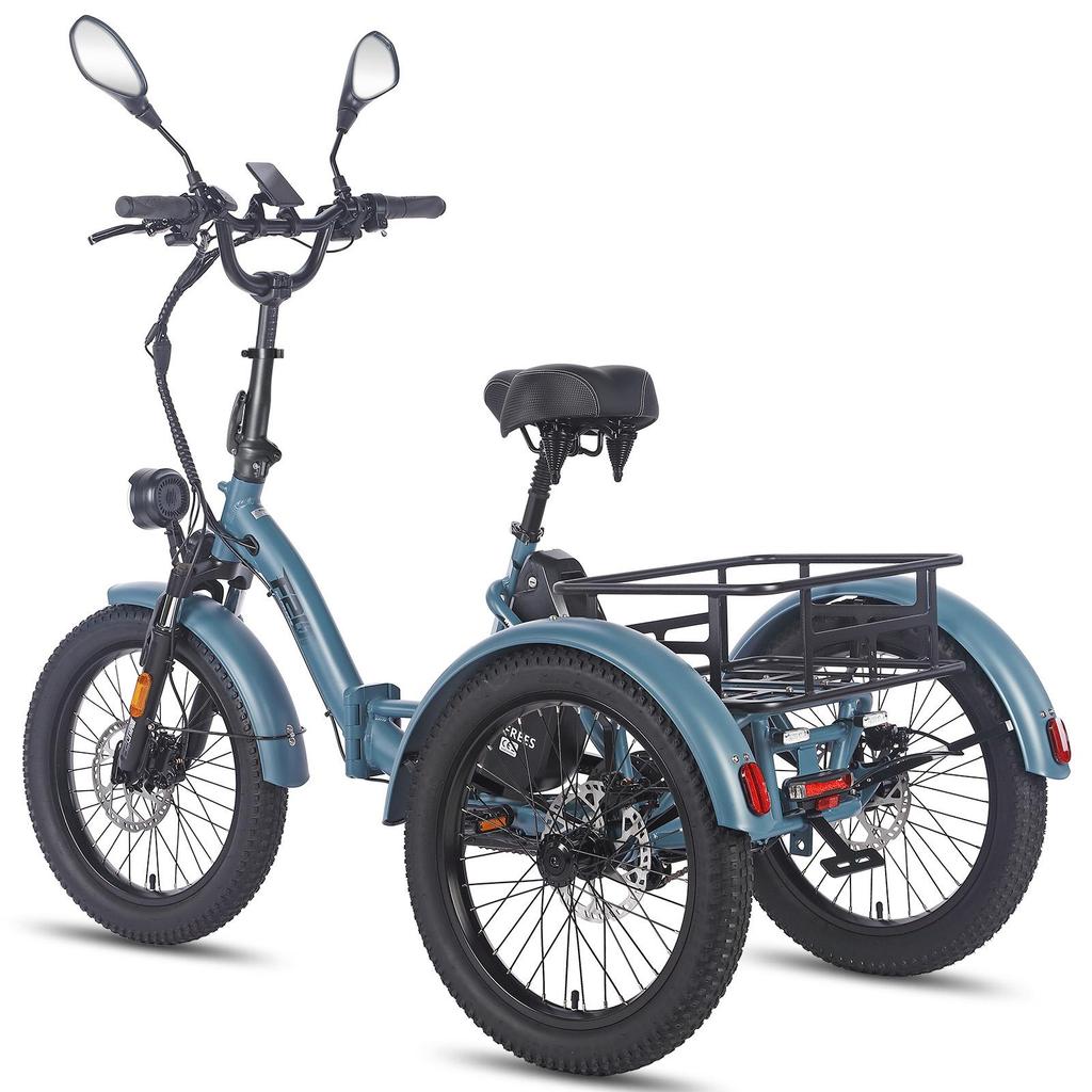 Elektrisches Lastenrad Fafrees F20 Mate 20" 500W Motor Straßenzulassung für Elektrofahrrad 48V 21AH 7 Gänge Max. Zuladung 180kg
