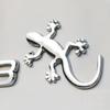 Creative Lizard Gecko Car Sticker 3D Metal Emblem Badge Car Motorcycle Styling Sticker Decals Animal Decoration Auto Accessories