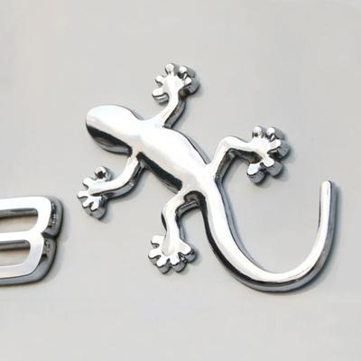 Creative Lizard Gecko Car Sticker 3D Metal Emblem Badge Car Motorcycle Styling Sticker Decals Animal Decoration Auto Accessories