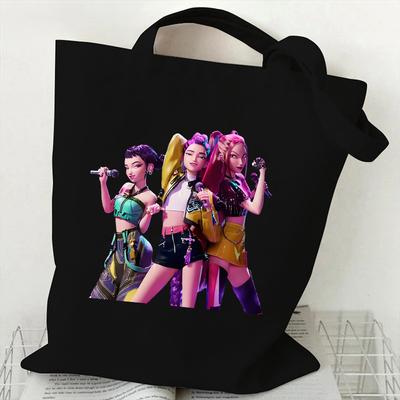 Spot KPOP Korean Witch Hunter Group Printed Canvas Bag Single Shoulder Handbag Shopping Bag KTB