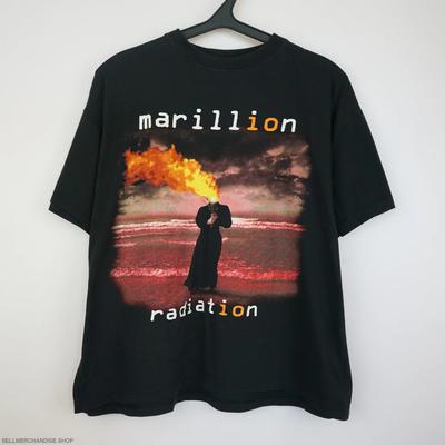Neues Marillion Saltire Bandmitglied Unisex Schwarzes Shirt Geschenk Fans A541