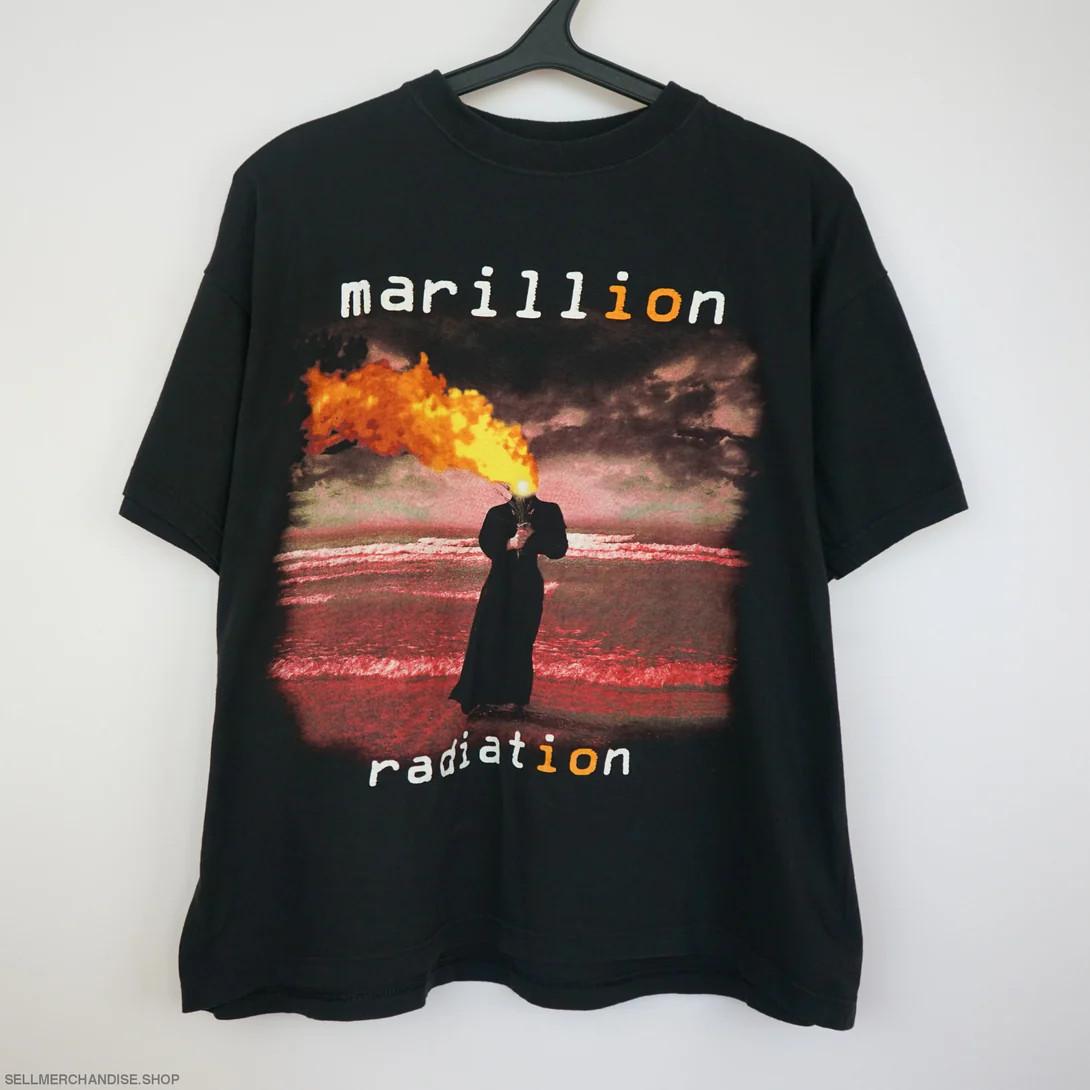 New Marillion Saltire band member unisex Black shirt Gift Fans A541 L