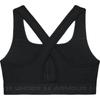 (WMNS) Under Armour Crossback Mid Sports Bra Asia Sizing 'Black Jet Gray' Women's 1361034-001