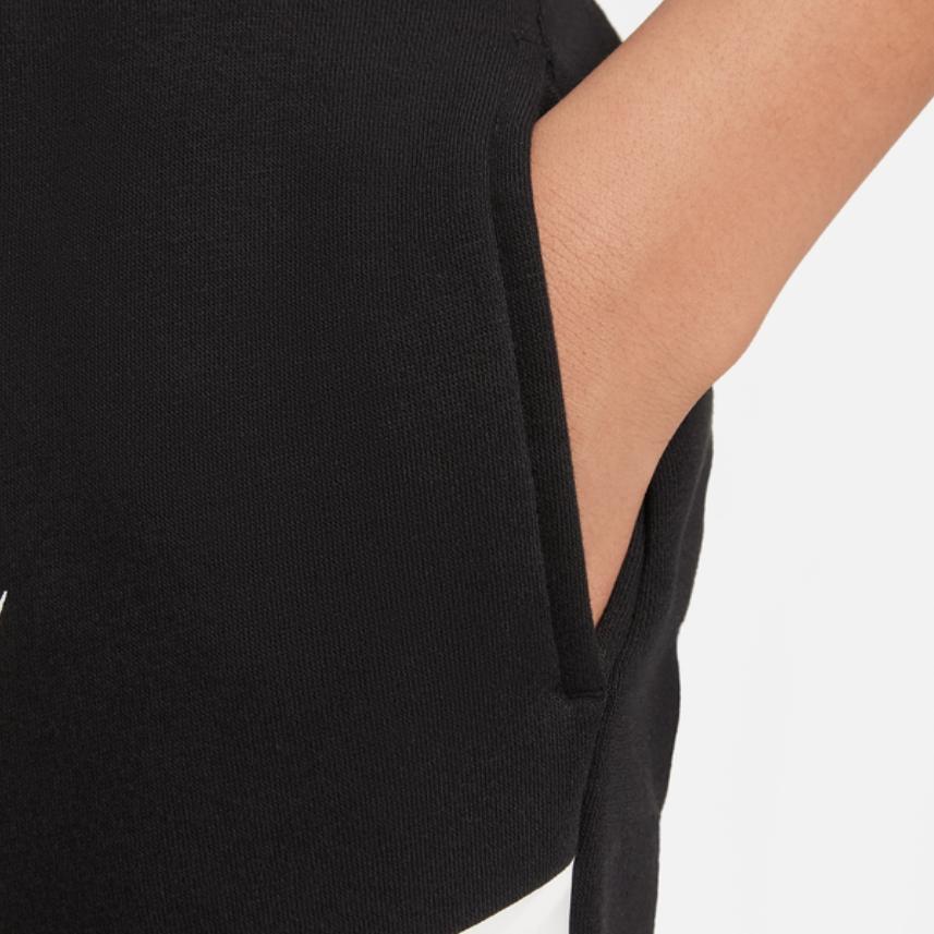 Nike Big Logo Print Knit Sweatpants Kids Bottoms Black DD8721-010