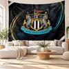 Newcastle United Fußball Wandteppich, Weiches Stoff Wandbehang, Dekorative Kulisse Für Schlafzimmer Haus Wandkunst