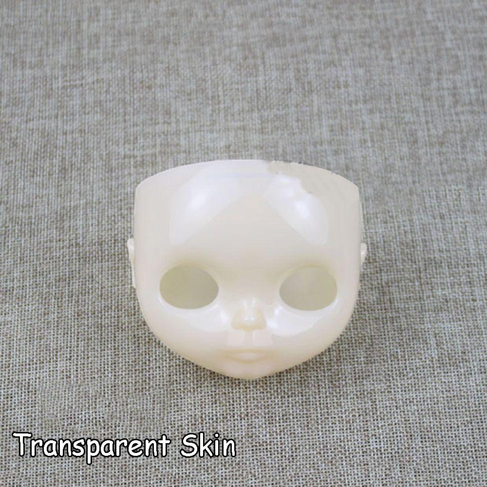 Hobbies White Normal Skin Head DIY Change Makeup 1/6 Blythe Kid Toys Doll Faceplate