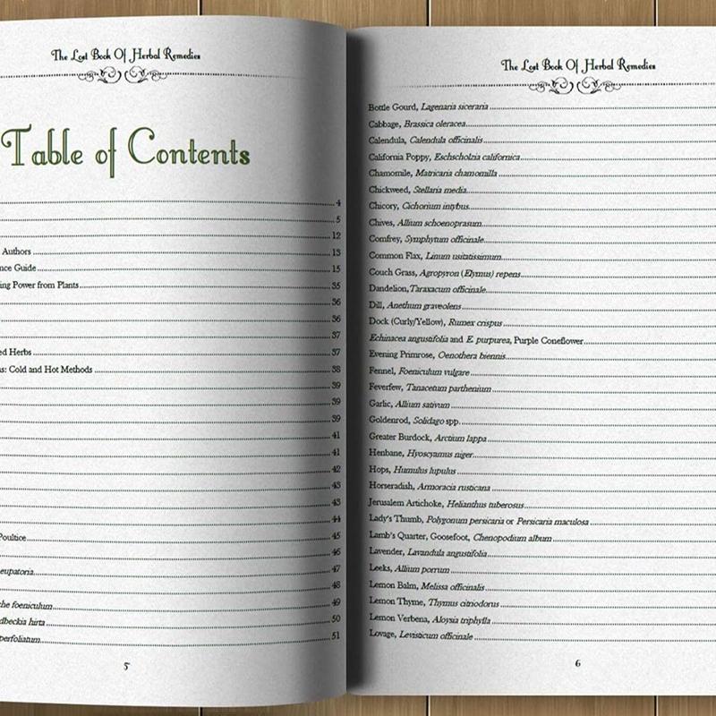 The Lost Book Of Herbal Remedies The Healing Power Of Plant Medicine Colored Inner Pages Paperback Contains Colored Images
