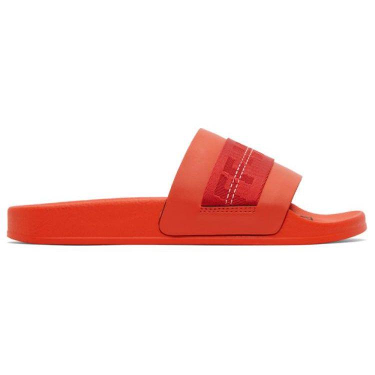 Off-White Industrial Sliders Red Men Sneakers OMIA088E20FAB004-2525