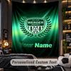 TapestryWerder Bremen FC Custom Name Text Personalized Wall Hanging Tapestry Home Wall Decor
