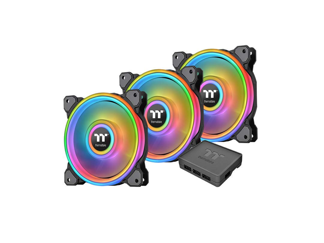 

Thermaltake Riing Quad PLUS 14 RGB 3шт Набір Вентилятор для корпусу ПК Вентилятор 140мм FN1386 Розмір CL-F089-PL14SW-A