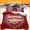 Arsenal Football Club Soccer Pattern Bedding Set With Active Dyeing And Soft Fabric For Fans