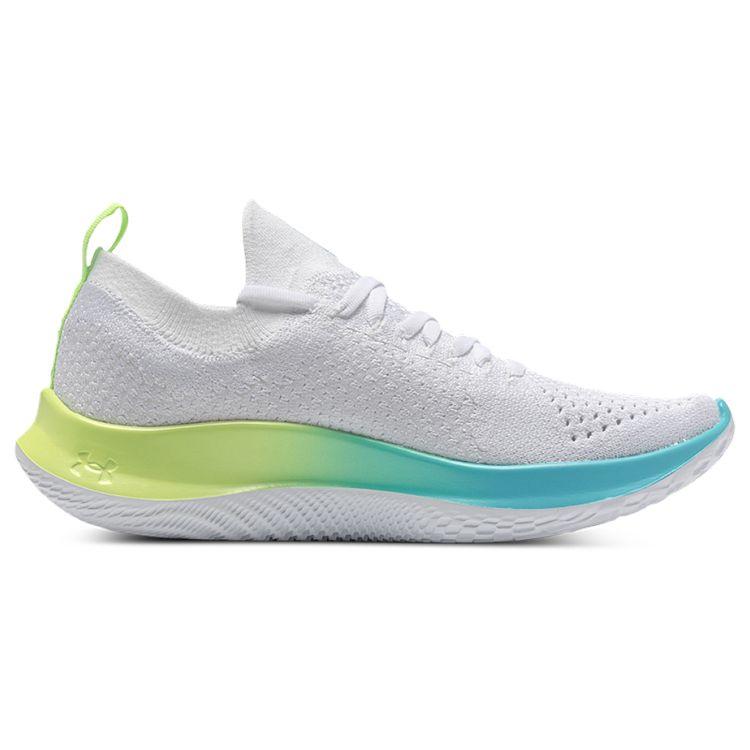 Under Armour Flow Velociti SE Comfortable Fabric Low-Top Casual Running Shoes Women Sneaker White Green 3025711-112