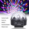DMX512 LEDs Ball Stage Light with Remote Control 6 Channel Sound Activated Party Lights 6 Colors