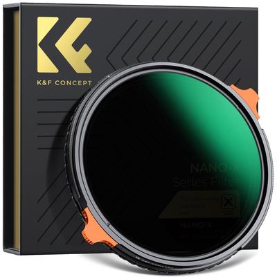 Concept 62mm Variable ND Filter TRUE COLOR Multifunctional Filter Can Eliminate Yellow Casting 28 Layer Coating On Both Sides Optical Glass Water and